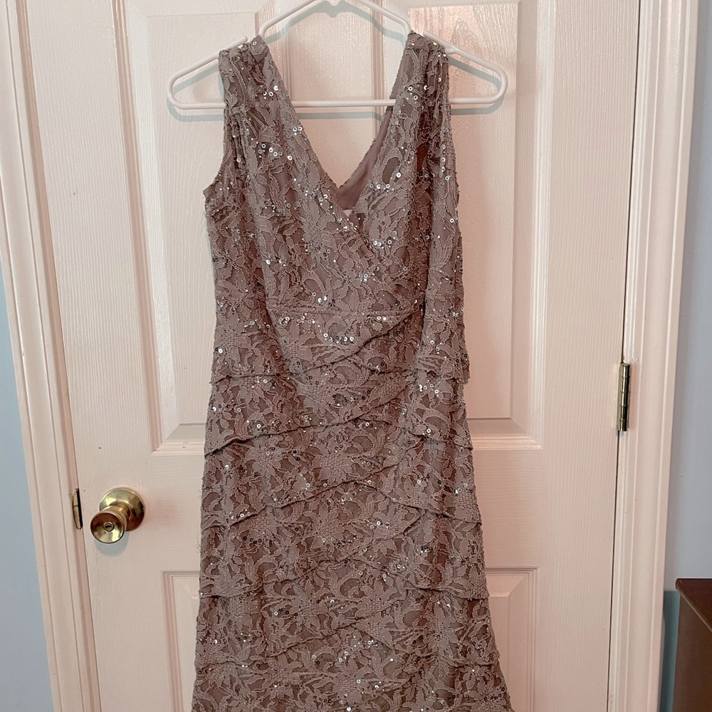 K Jordan gray with sequins. Size 10. Fits snug